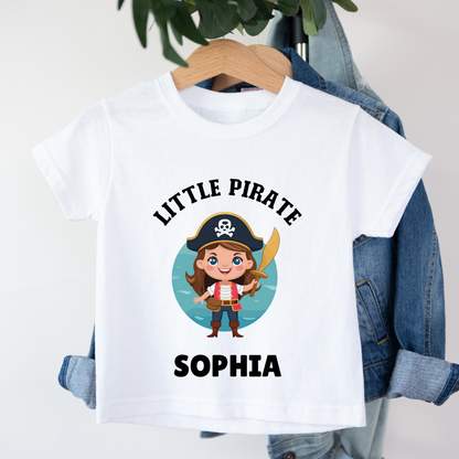 Little Child Pirate - Custom Kids Tee