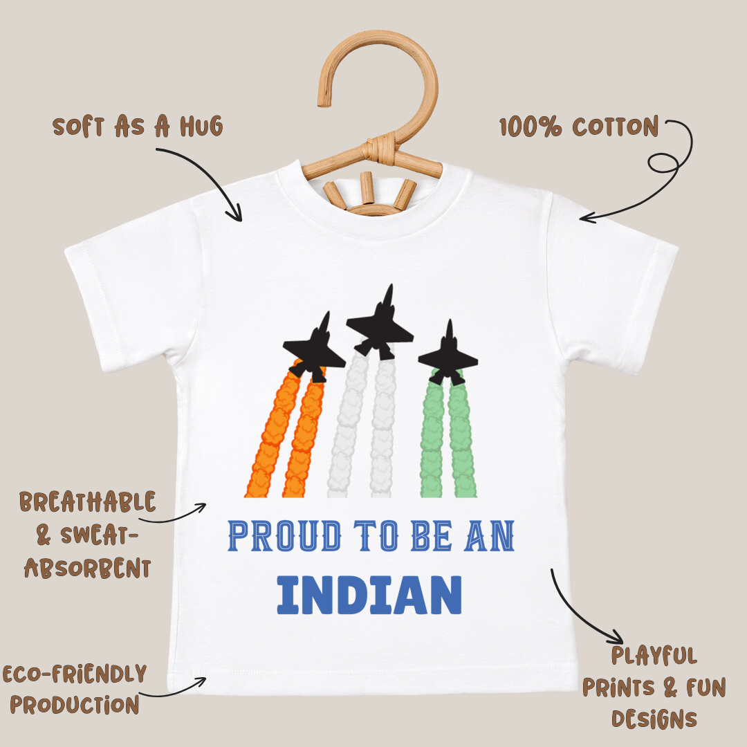Proud To Be An Indian - Kids Tshirt