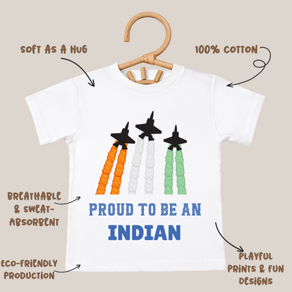 Proud To Be An Indian - Kids Tshirt