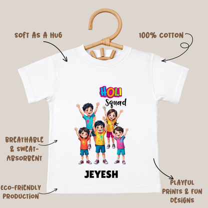 Holi Squad - Custom Kids Tshirt