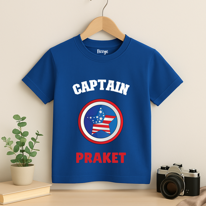 Captain America - Custom Kids Tee