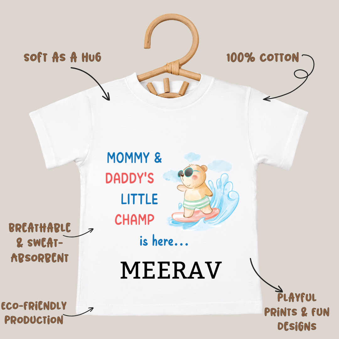 Mommy & Daddy's Little Champ - Kids Tee
