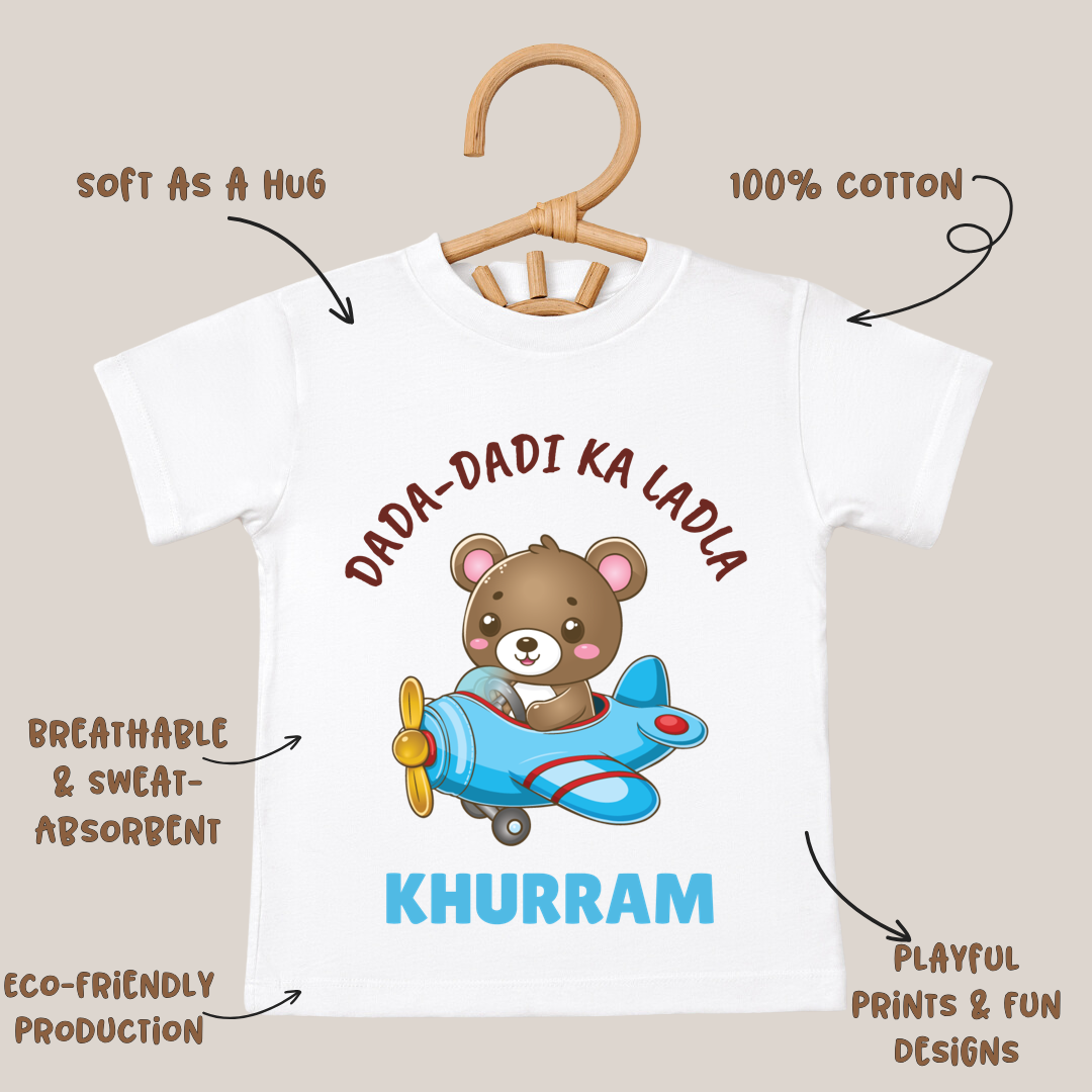 Dada Dadi Ka Ladla - Kids Tshirt