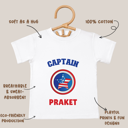Captain America - Custom Kids Tee