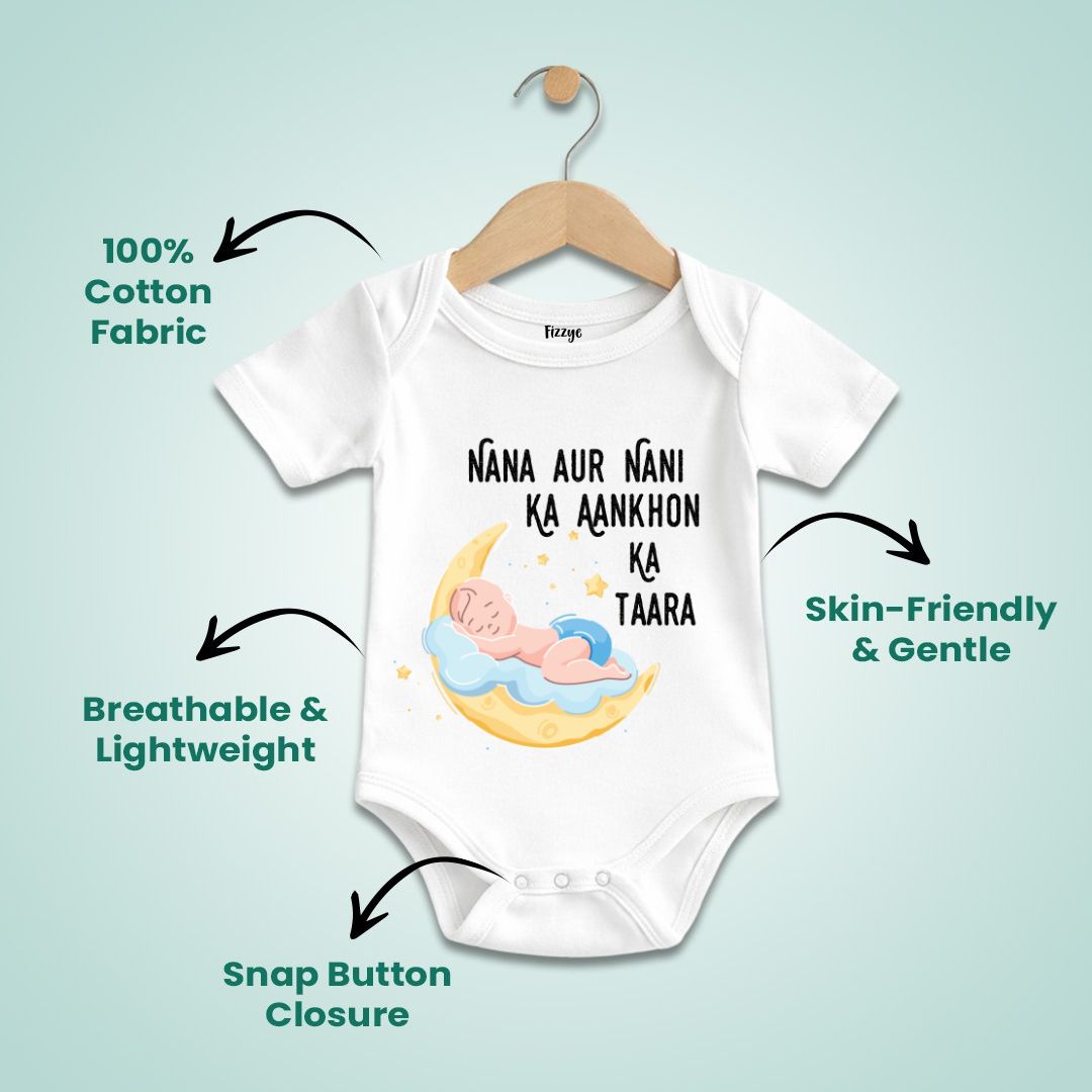 Nana Aur Nani Ka Ankhon Ka Taara - Kids | Newborn Romper