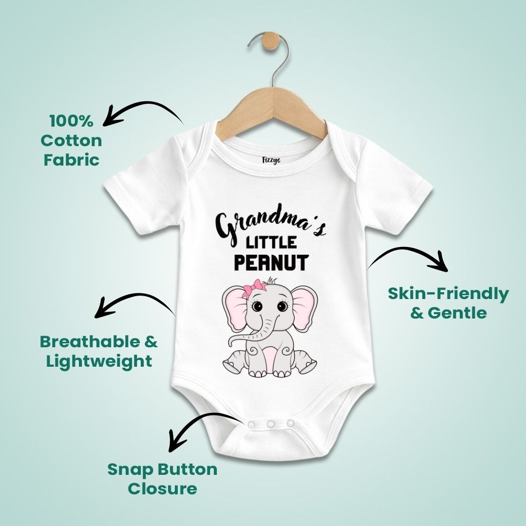 Grandma's Little Peanut -Kids | Newborn Romper