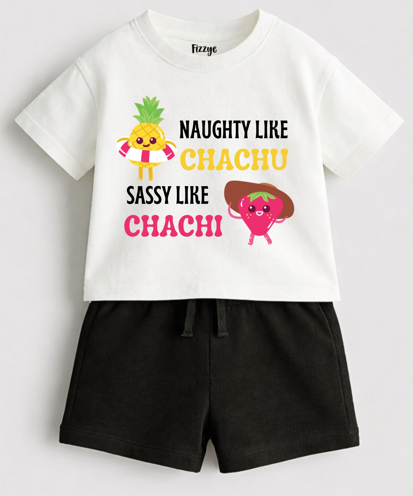 Naughty Like Chachu Sassy Like Chachi | Co-ord Set
