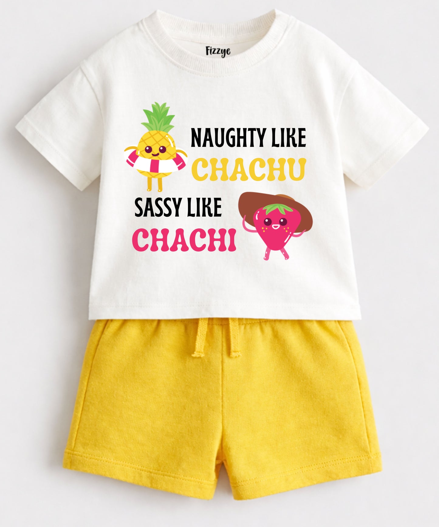 Naughty Like Chachu Sassy Like Chachi | Co-ord Set