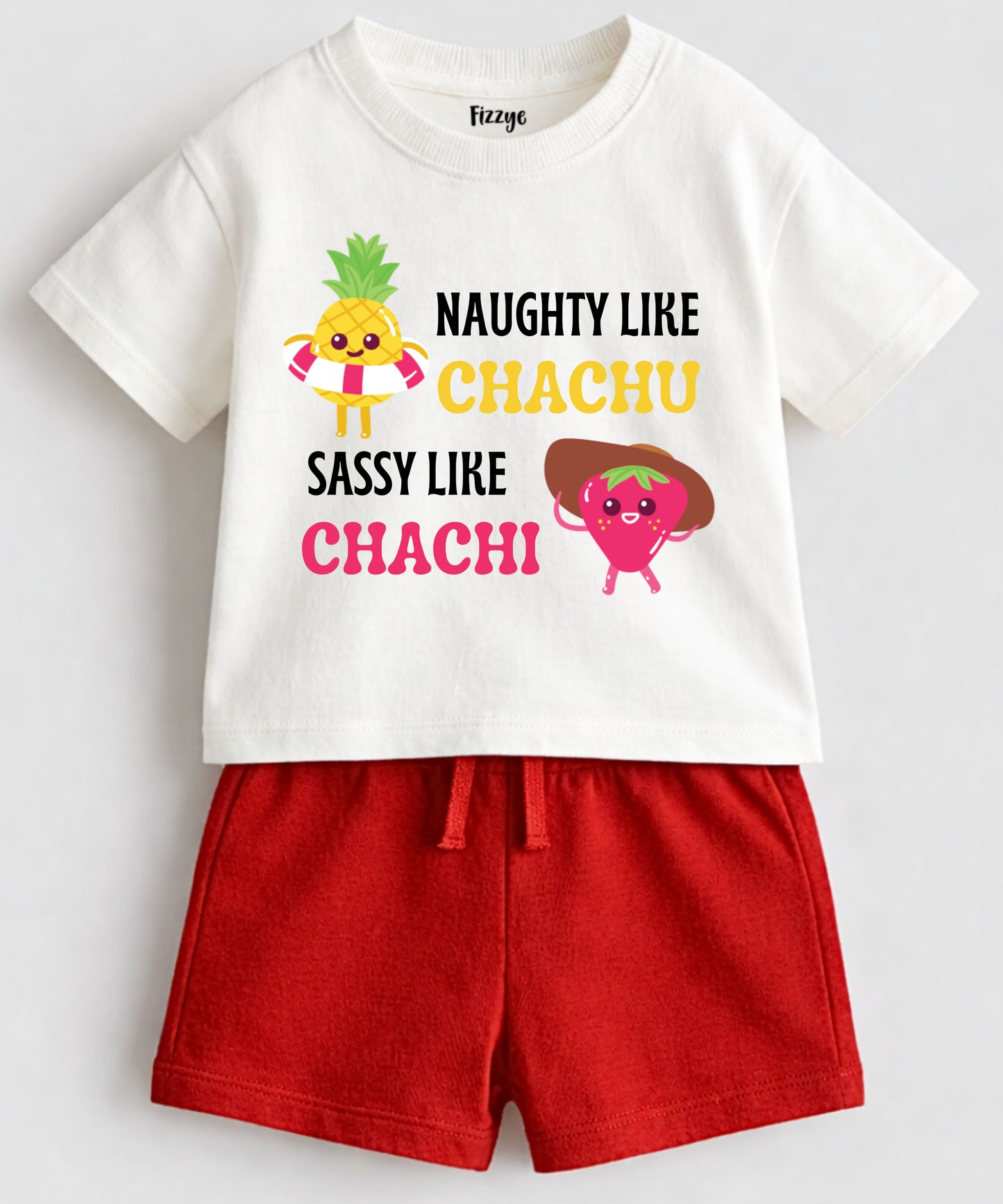 Naughty Like Chachu Sassy Like Chachi | Co-ord Set