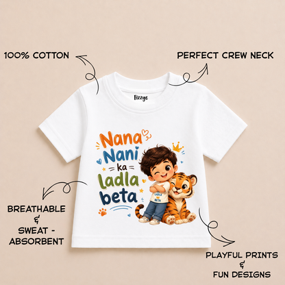 Nana Nani Ka Ladla Beta - Kids Tee