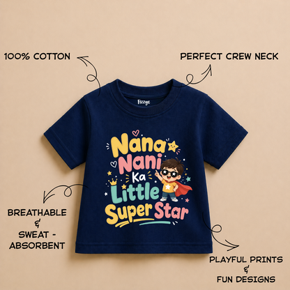 Nana Nani Ka Little Superstar - Kids Tee
