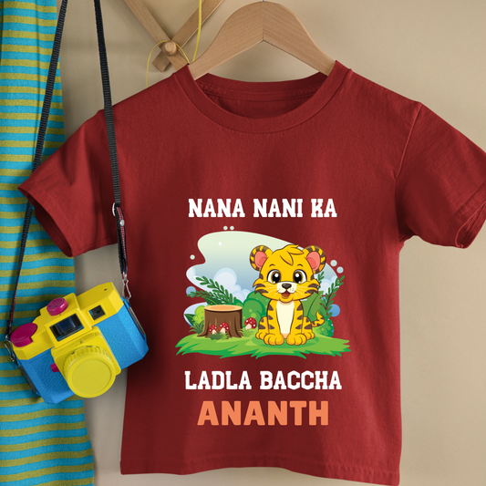 Nana Nani Ka Ladla Baccha - Custom Kids Tee