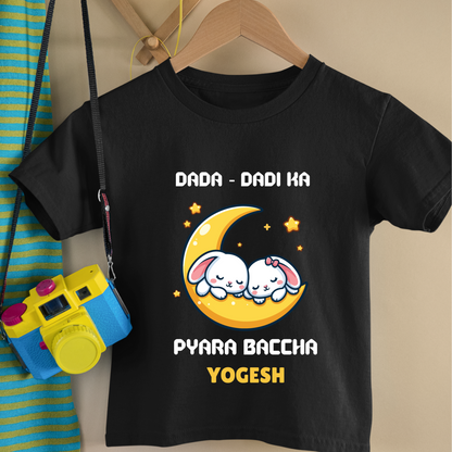Dada Dadi Ka Pyaara Baccha - Personalised Kids Tshirt