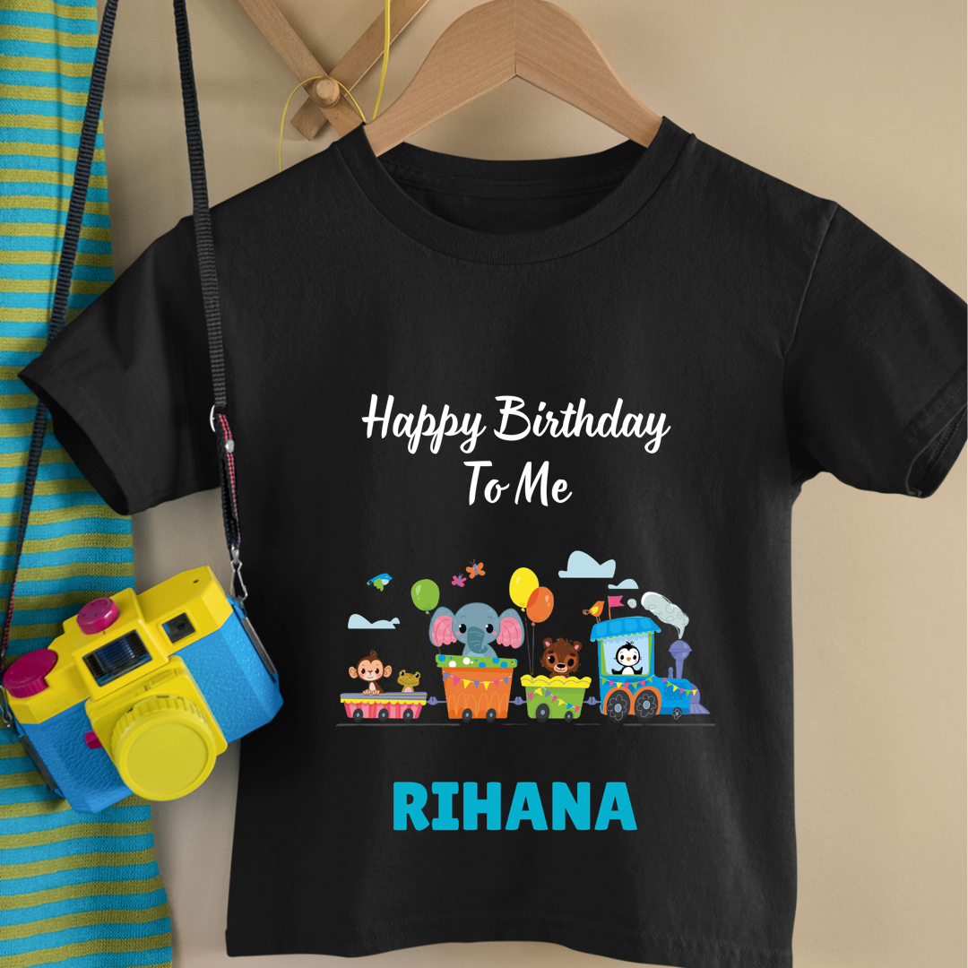 Happy Birthday To Me - Customisable Kids Tshirt