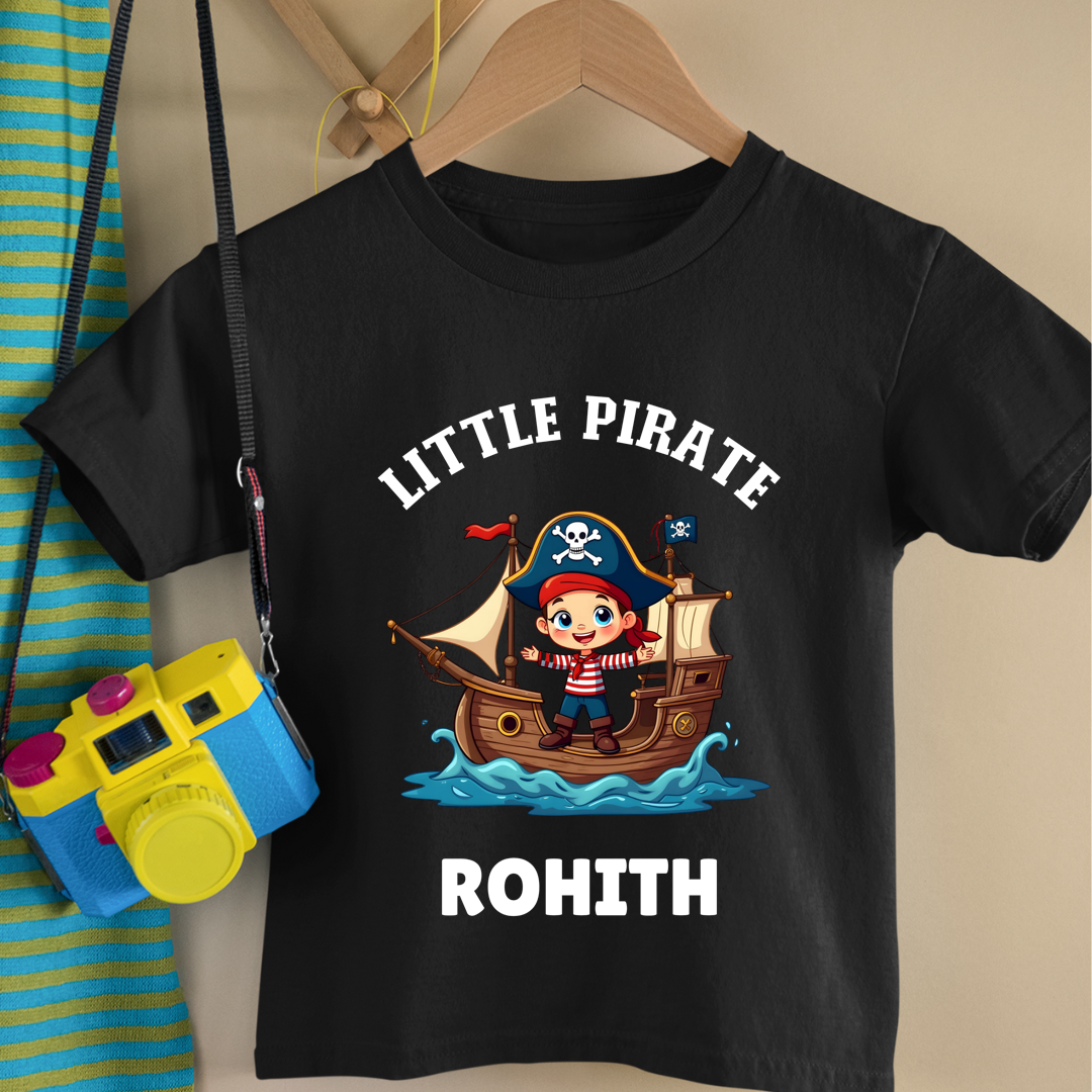 Little Pirate - Personalised Kids Tshirt