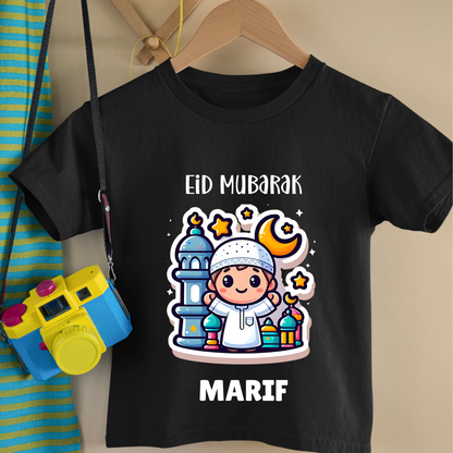 Eid Mubarak - Personalised Kids Tshirt