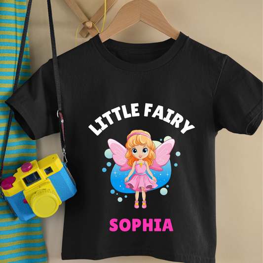 Little Fairy - Personalised Kids Tshirt