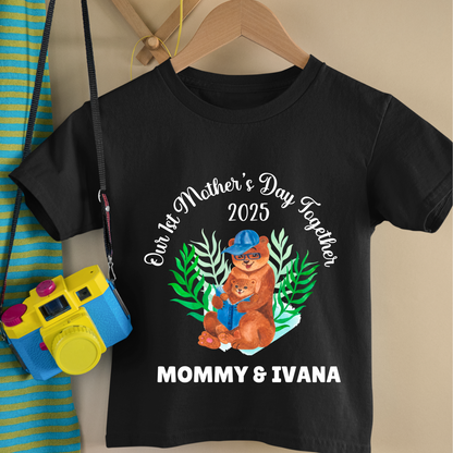 First Mother's Day Together - Personalised Kids Tshirt