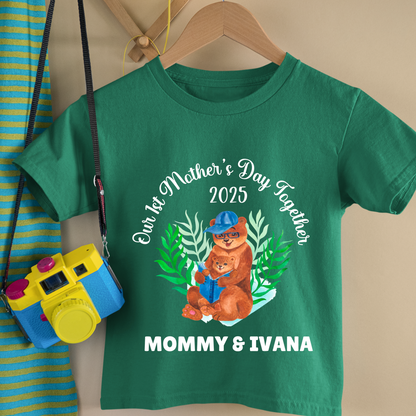 First Mother's Day Together - Personalised Kids Tshirt