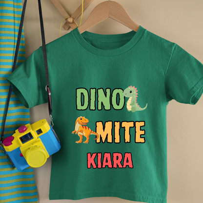 Dino Mite - Personalised Kids Tshirt