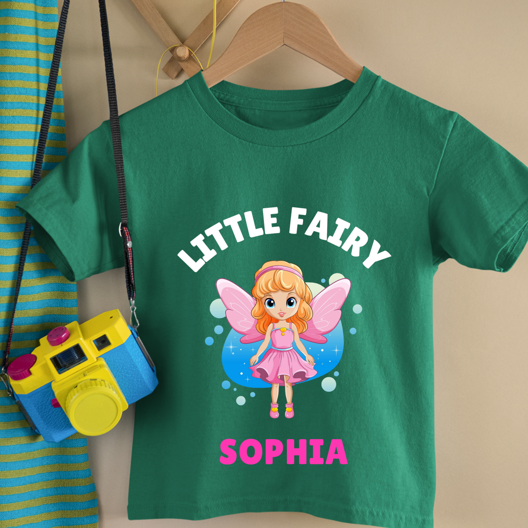 Little Fairy - Personalised Kids Tshirt