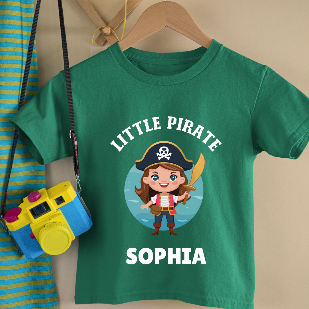 Little Child Pirate - Custom Kids Tee