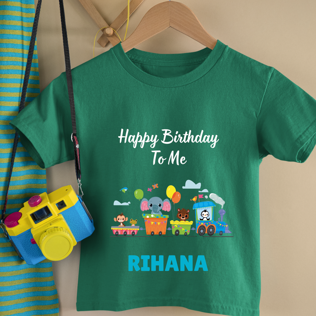 Happy Birthday To Me - Customisable Kids Tshirt