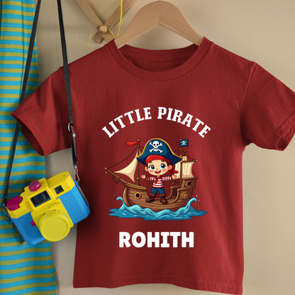 Little Pirate - Personalised Kids Tshirt