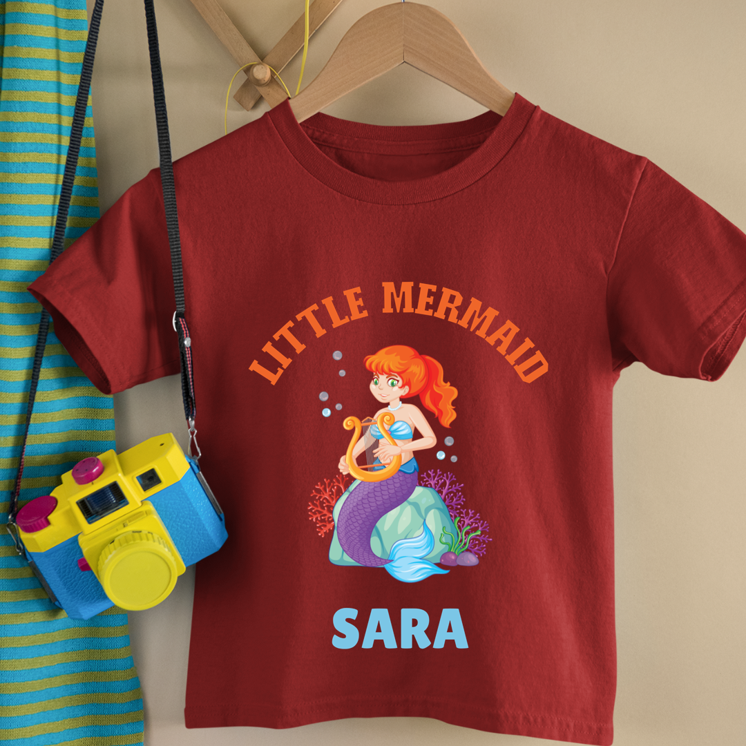 Little Mermaid - Personalised Kids Tee