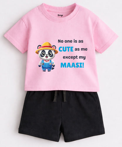 No One Is As Cute As My Massi | Co-ord Set