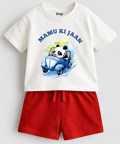 Mamu Ki Jaan - Panda Kids| Co-ord Set