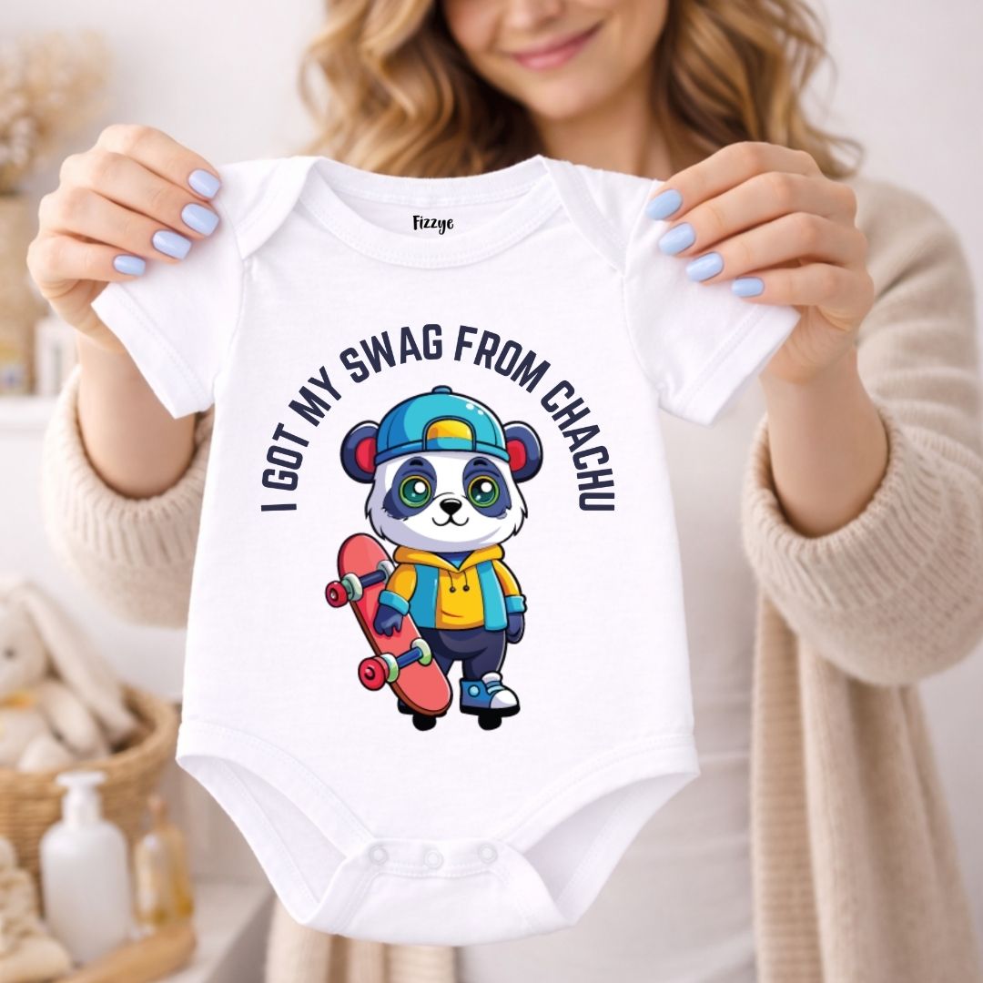 I Got My Swag From My Chachu - Kids  | Newborn Romper