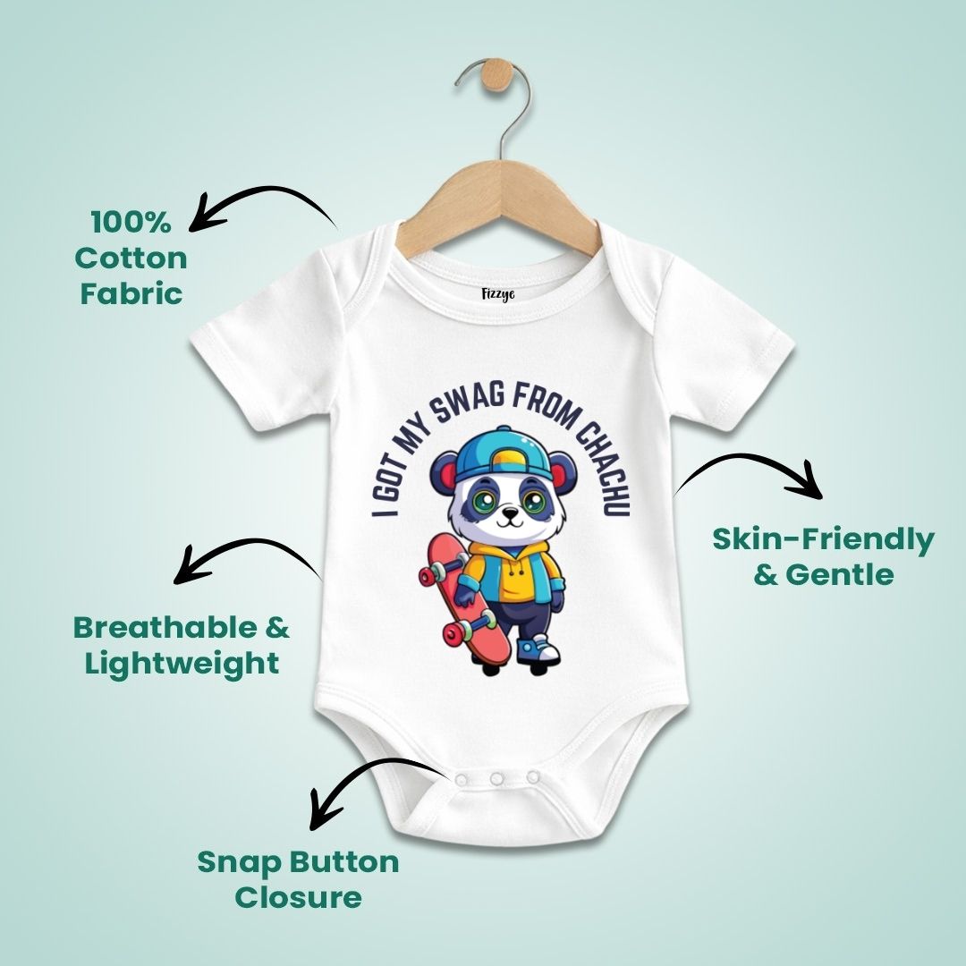 I Got My Swag From My Chachu - Kids  | Newborn Romper