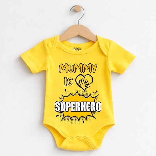 Mummy Is My Super Hero - Kids | Newborn Romper