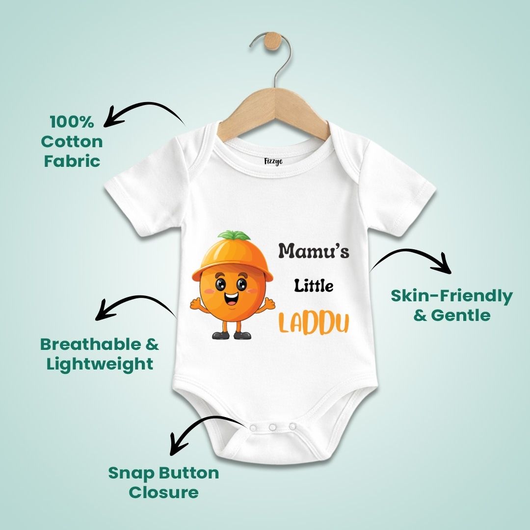 Mamu's Little Laddoo - Kids  | Newborn Romper