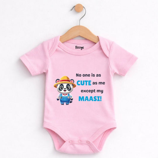 No One Is As Cute As My Massi - Kids   | Newborn Romper