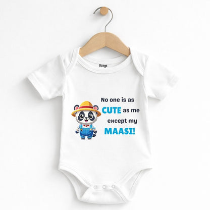 No One Is As Cute As My Massi - Kids   | Newborn Romper