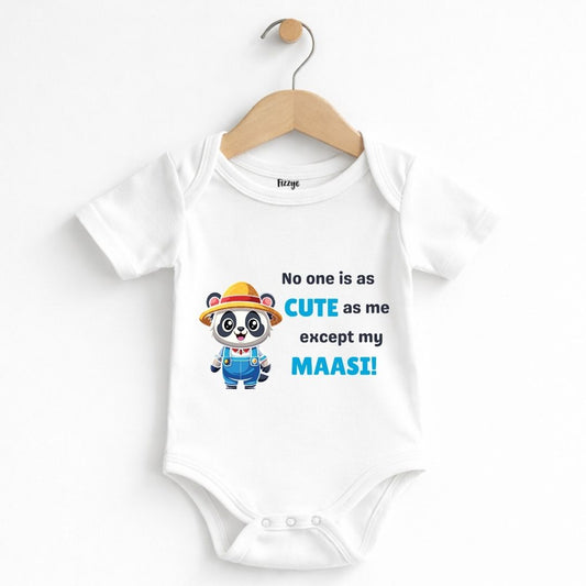 No One Is As Cute As My Massi - Kids   | Newborn Romper