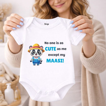 No One Is As Cute As My Massi - Kids   | Newborn Romper