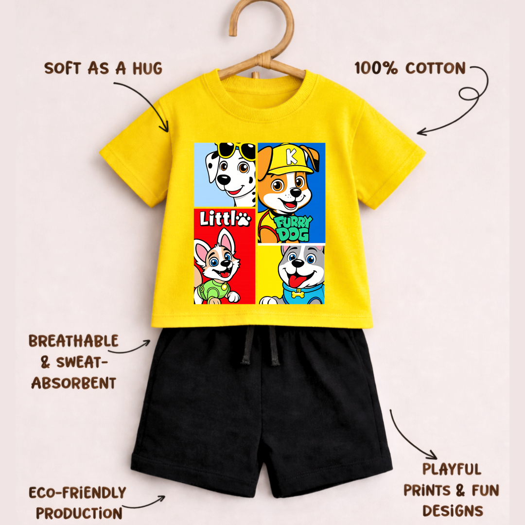 Little Furry | Kids Co-ord Set