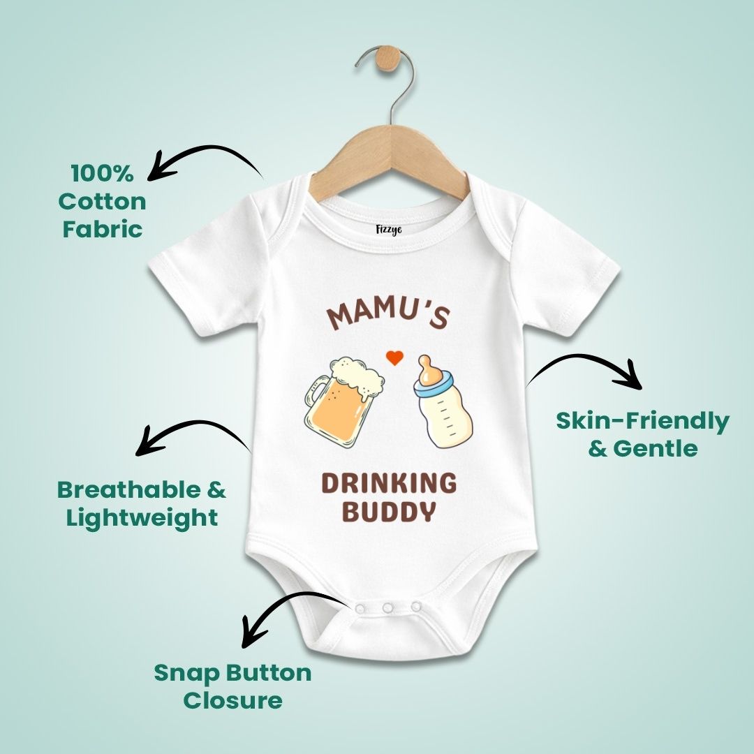 Mamu's Drinking Buddy - Kids   | Newborn Romper