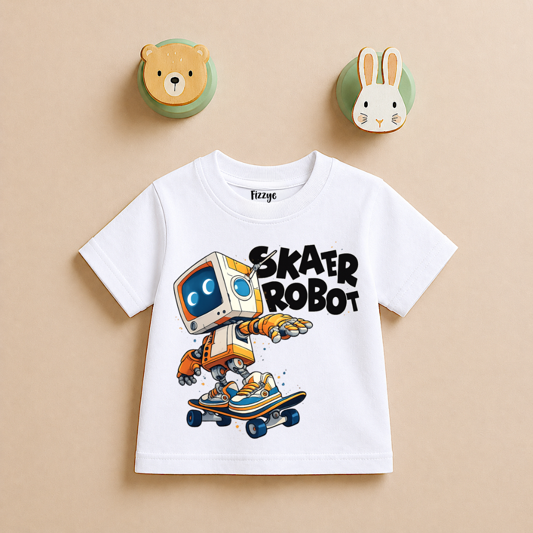 Skater Robot - Kids Tshirt