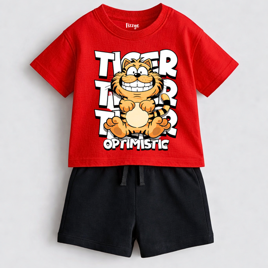 Optimistic Tiger | Kids Co-ord Set