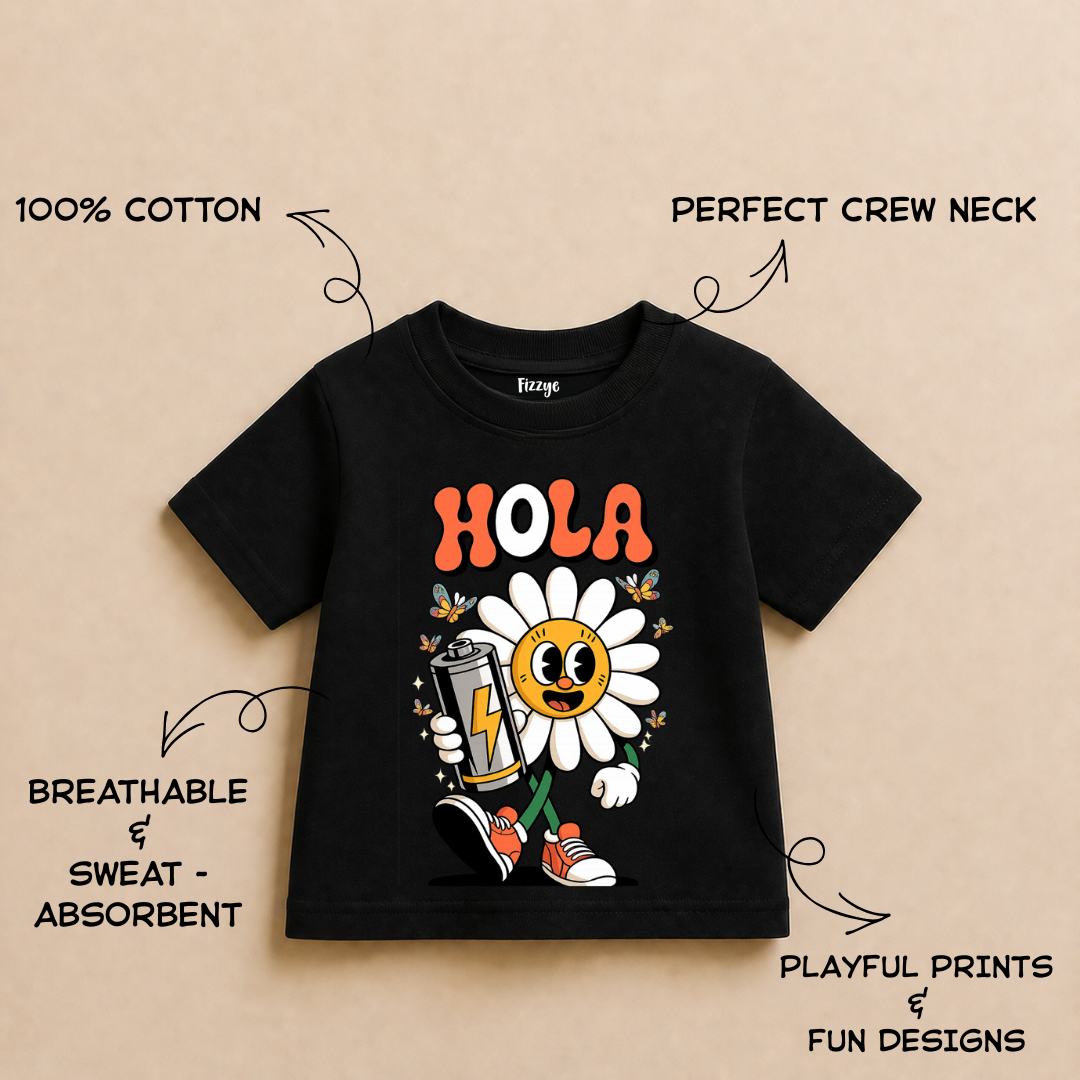 Hola Sunflower - Kids Tshirt