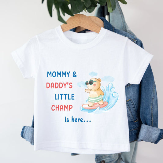 Mommy & Daddy's Little Champ - Kids Tee