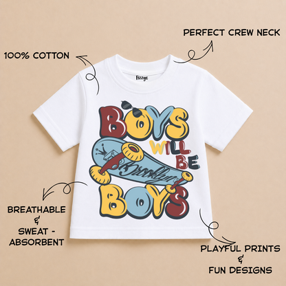 Boys Will Be Boys - Kids Tshirt