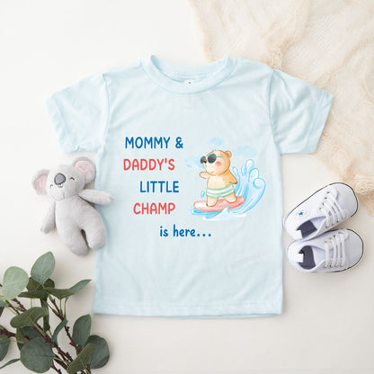 Mommy & Daddy's Little Champ - Kids Tee
