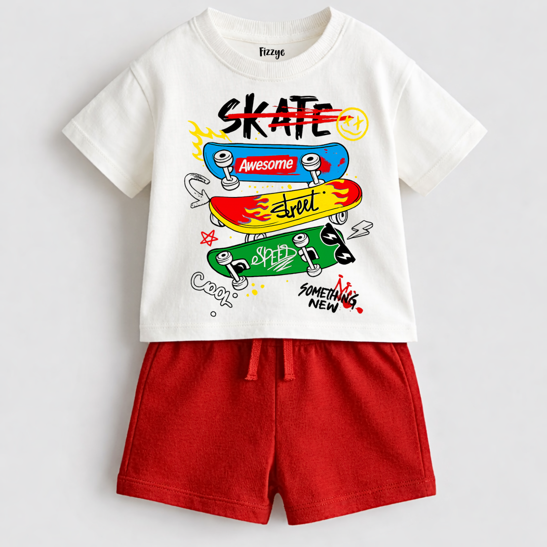 Awesone Skater| Kids Co-ord Set