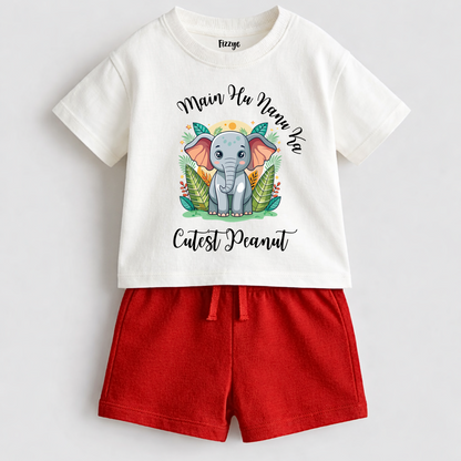 Main Hoon Nanu Ka Cutest Peanut | Co-ord Set