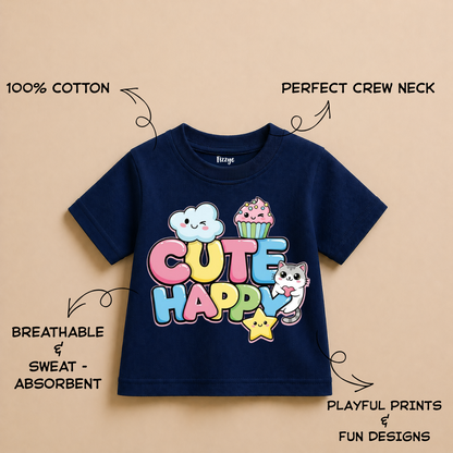 Cute Happy - Kids Tshirt